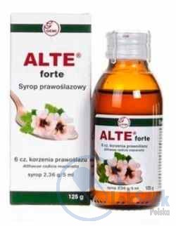 opakowanie-Syrop prawoślazowy Alte® Forte 6 cz. korzenia prawoślazu